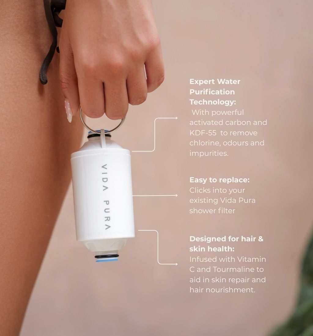 The Vida Pura Replacement Cartridge with key benefits