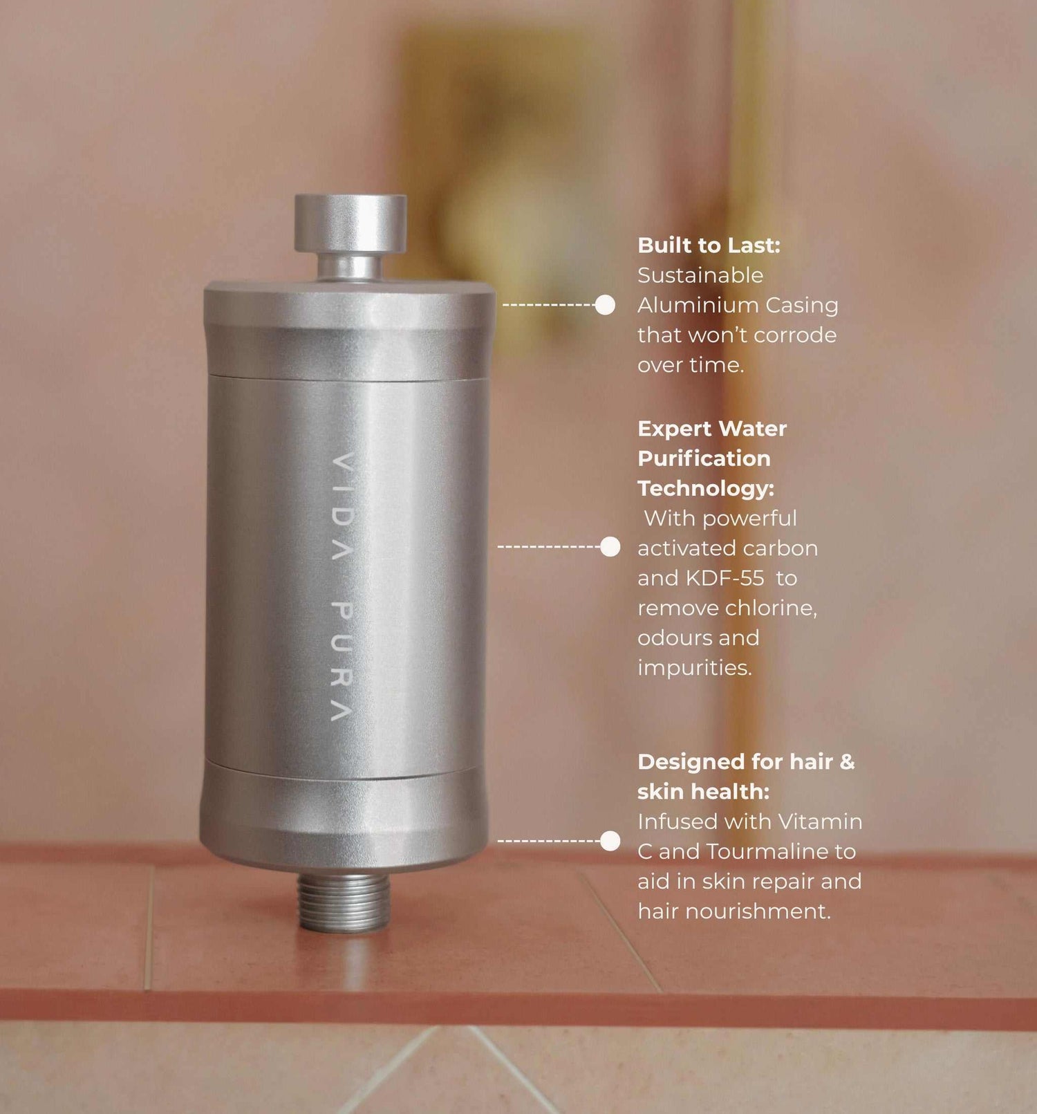 Shower Filter with key features